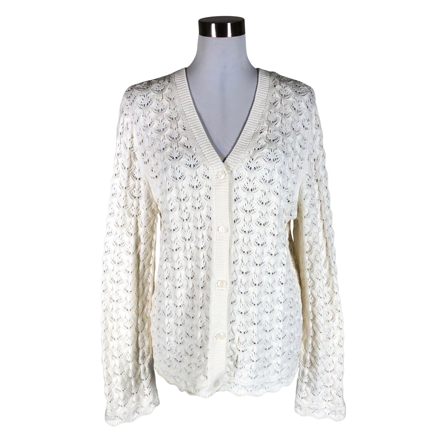 Unisex Holly & Whyte by Lindex - Kardigan, suurus 40 - Looduslik valge (1)