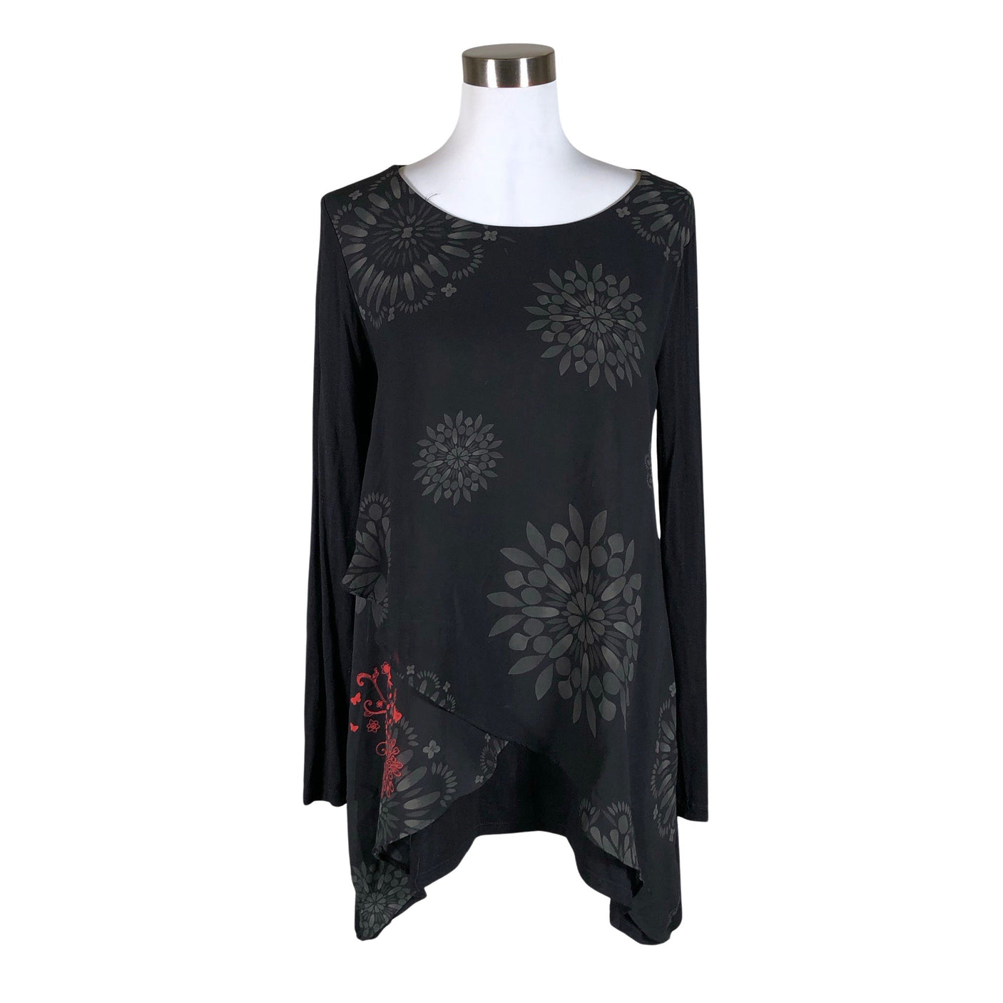 Unisex Desigual - Trikotaažist tuunika, suurus 40 - Must (1)