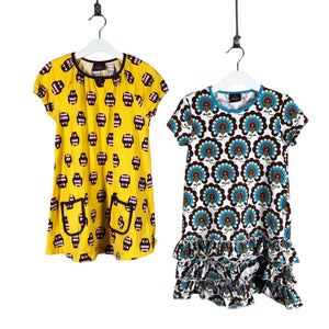 Unisex me&i - Trikotaažist kleit, suurus 122 - 128 - Valge (1)