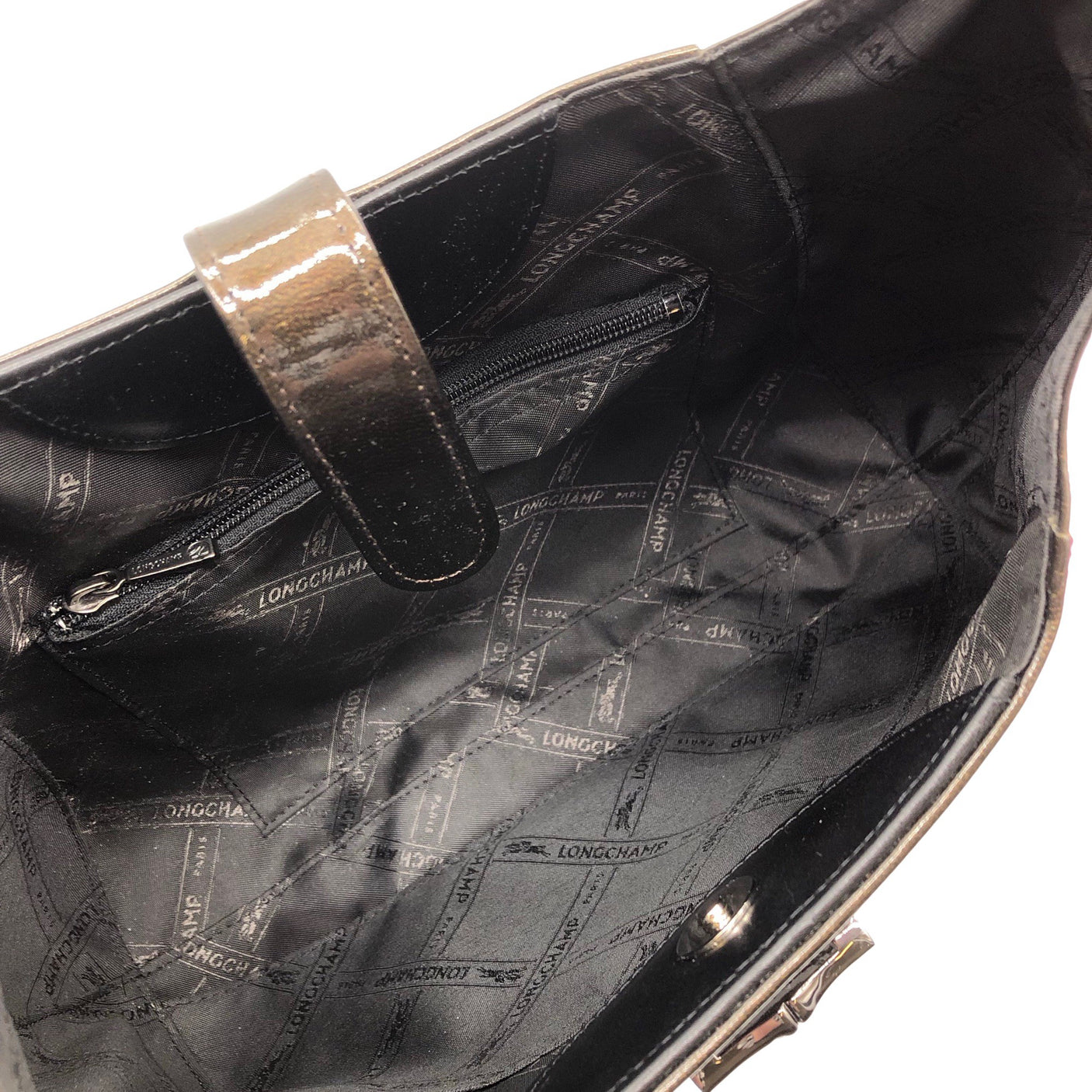Unisex Longchamp - Käekott, suurus Midi - Pruun (3)