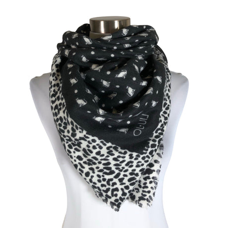 Unisex Liu Jo - Õhuke sall, suurus Maxi - Must ()