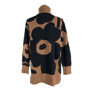 Unisex Marimekko - Kootud tuunika, suurus 36 - Pruun (2)