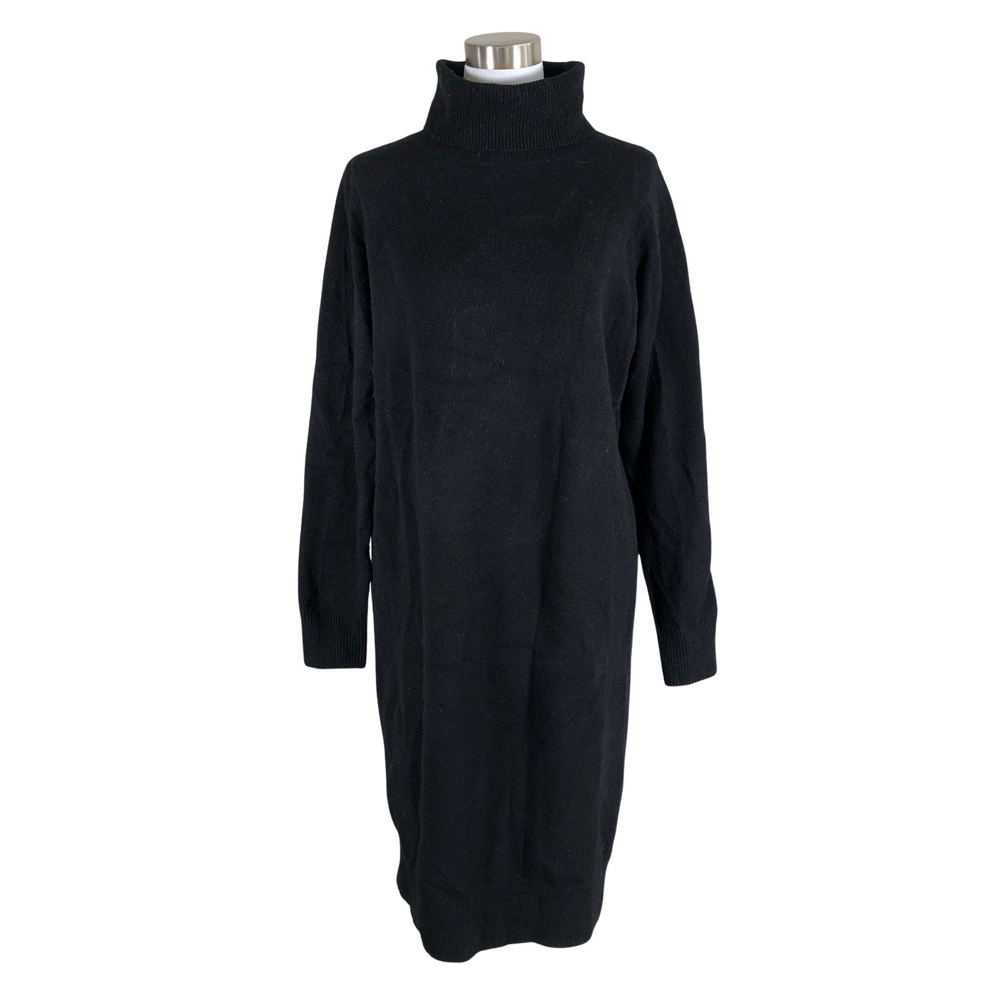 Unisex Andiata - Kootud kleit, suurus 38 - Must (1)