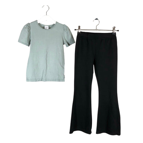 Unisex Lindex - Trikotaažist püksid, suurus 122 - 128 - Must ()