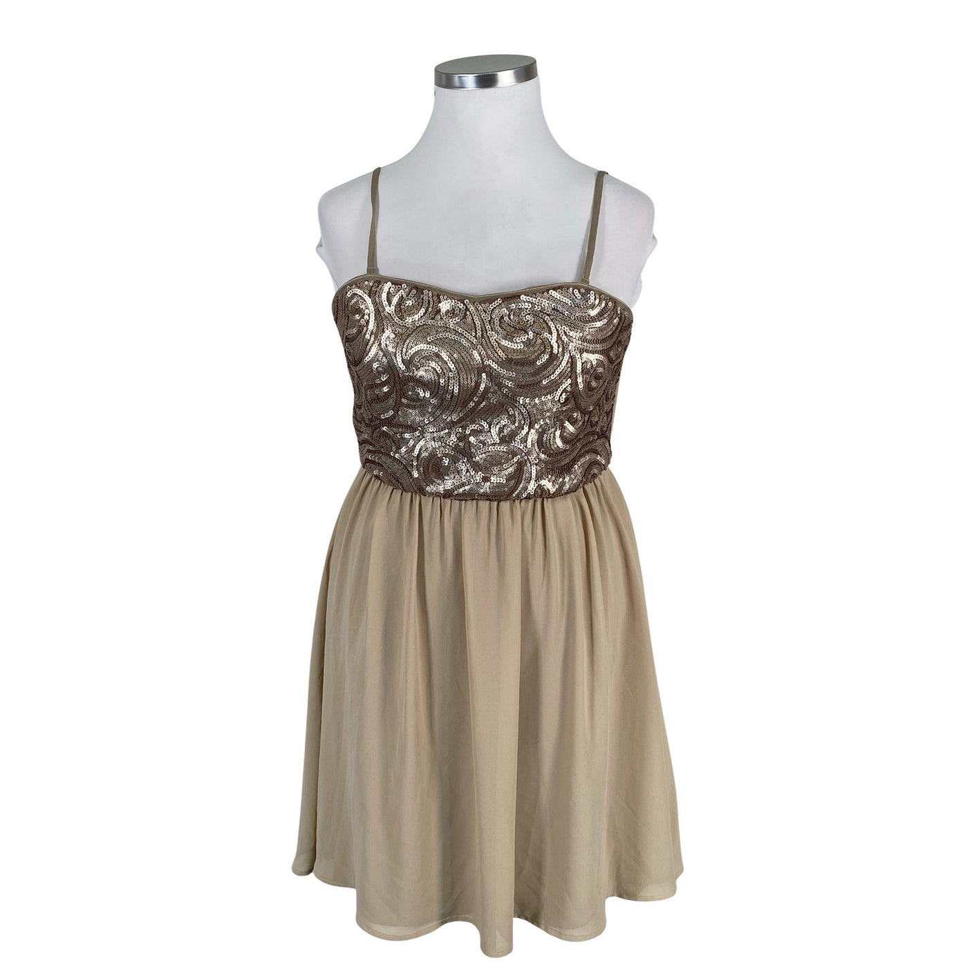 Unisex Chic Femme - Pidulik kleit, suurus 44 - Beige (1)