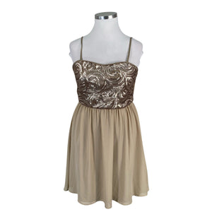 Unisex Chic Femme - Pidulik kleit, suurus 44 - Beige (1)
