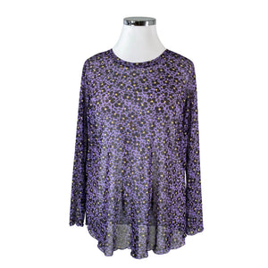 Unisex Zizzi - Trikotaažist pluus, suurus 46 - Lilla (1)
