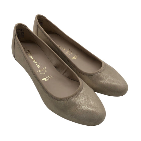 Unisex Tamaris - Kiilkontsaga kingad, suurus 38 - Beige (2)
