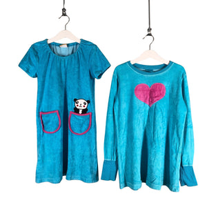 Unisex me&i - Dressikangast kleit, suurus 134 - 140 - Türkiis (1)