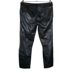 Unisex Ouì - Nahkpüksid, suurus 38 - Must (2)
