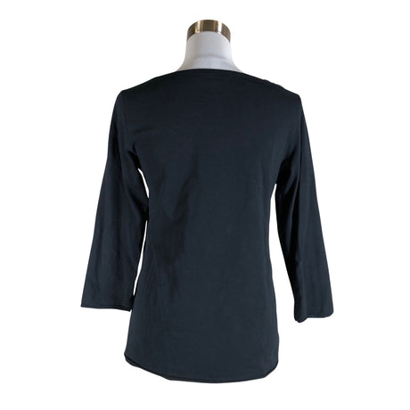 Unisex Lumoan - Trikotaažist pluus, suurus 38 - Must (2)