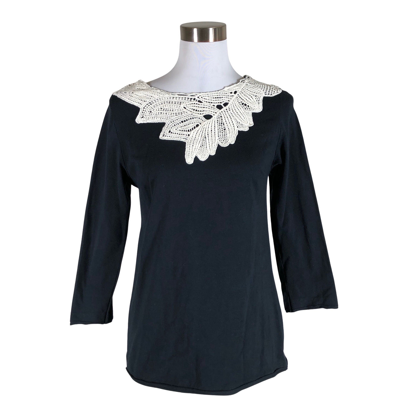 Unisex Lumoan - Trikotaažist pluus, suurus 38 - Must (1)