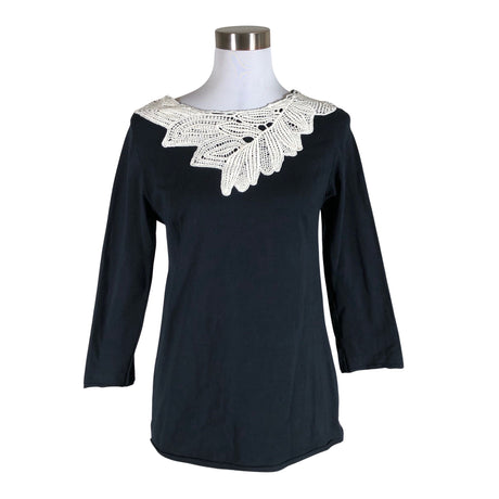 Unisex Lumoan - Trikotaažist pluus, suurus 38 - Must ()