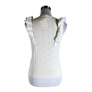 Unisex Holly & Whyte by Lindex - Kootud vest, suurus 38 - Looduslik valge (2)