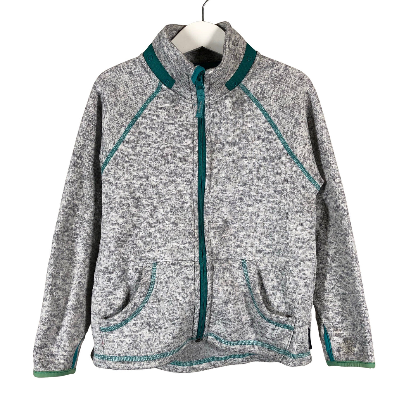Unisex Polarn O. Pyret - Fliisjakk, suurus 110 - 116 - Hall (1)