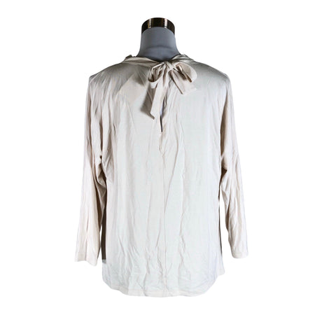 Unisex Ril's - Trikotaažist pluus, suurus 40 - Beige (2)