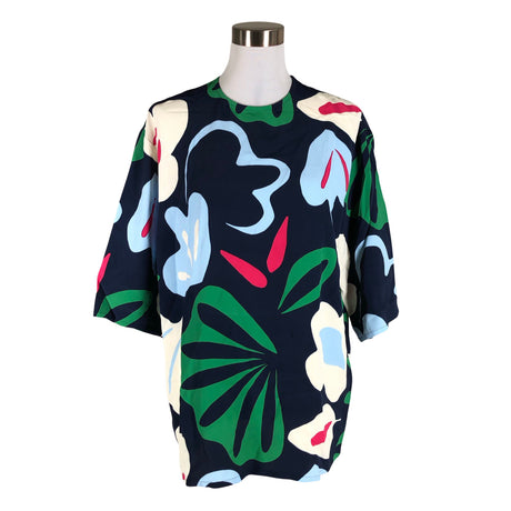 Unisex Marimekko - Lühikeste käistega pluus, suurus 40 - Sinine ()