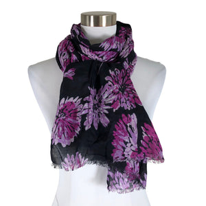 Unisex Lasessor - Õhuke sall, suurus Maxi - Must (1)
