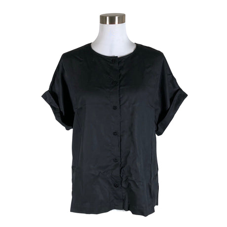 Unisex Papu - Lühikeste käistega pluus, suurus 38 - Must ()