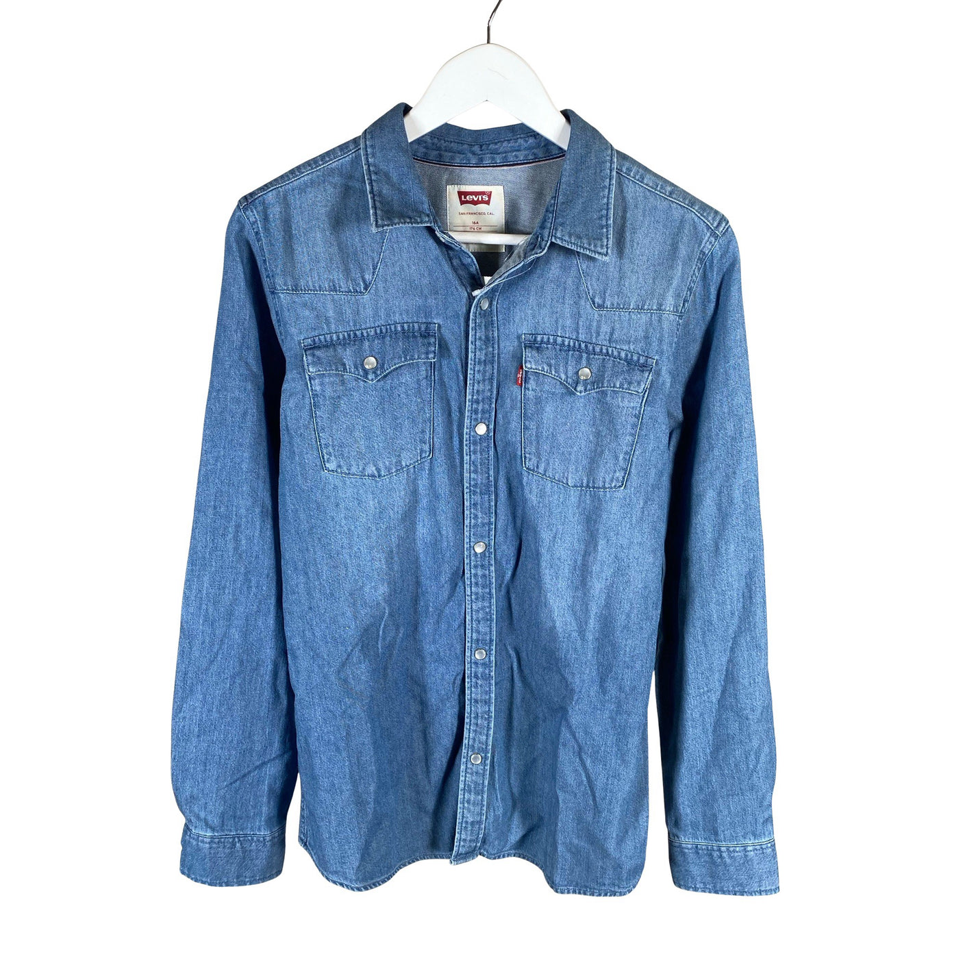 Unisex Levi's - Teksasärk, suurus 170 - 176 - Helesinine (1)