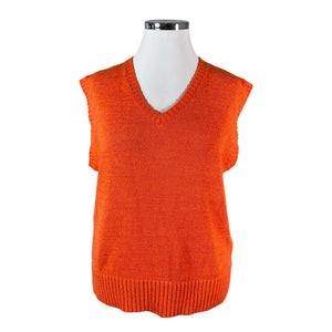 Unisex O.I.S - Kootud vest, suurus 44 - Oranž (1)