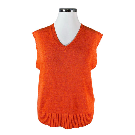 Unisex O.I.S - Kootud vest, suurus 44 - Oranž ()