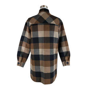 Unisex Nanso - Villane mantel, suurus 34 - Pruun (2)