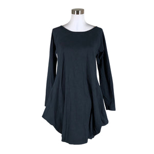 Unisex Papu - Trikotaažist kleit, suurus 38 - Sinine (1)