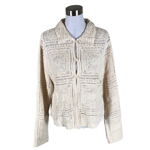 Unisex Wera - Kardigan, suurus 40 - Beige (1)