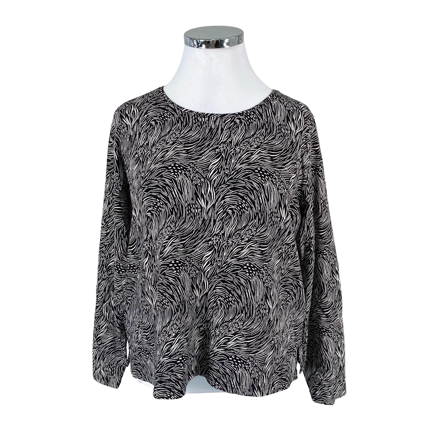 Unisex Nanso - Trikotaažist pluus, suurus 42 - Must (1)