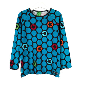 Unisex Villervalla - Trikotaažist pluus, suurus 116 - 122 - Sinine (1)