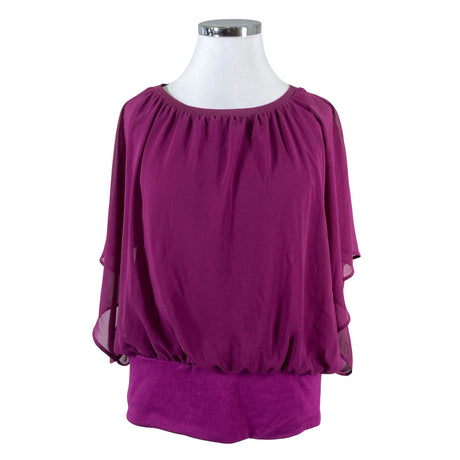 Unisex Soyaconcept - Lühikeste käistega pluus, suurus 42 - Lilla ()