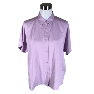Unisex Uniqlo - Lühikeste käistega pluus, suurus 38 - Lilla (1)