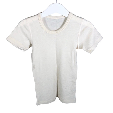 Unisex Ruskovilla - T-särk, suurus 116 - 122 - Looduslik valge ()