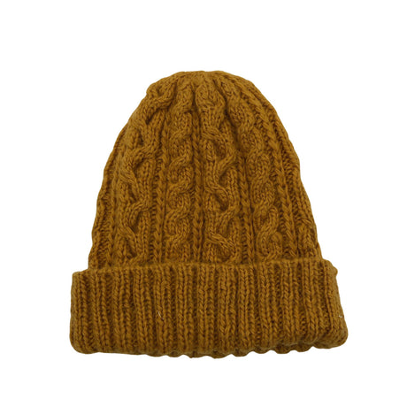 Unisex Handmade - Talvemüts, suurus 52 - 54 cm - Kollane ()