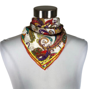 Unisex Fraas - Õhuke sall, suurus Mini - Valge (1)