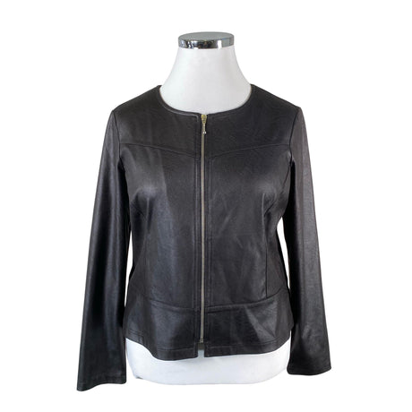 Unisex Muotitorppa - Nahktagi, suurus 42 - Must ()