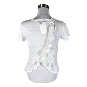 Unisex J.Crew - T-särk, suurus 34 - Valge (2)