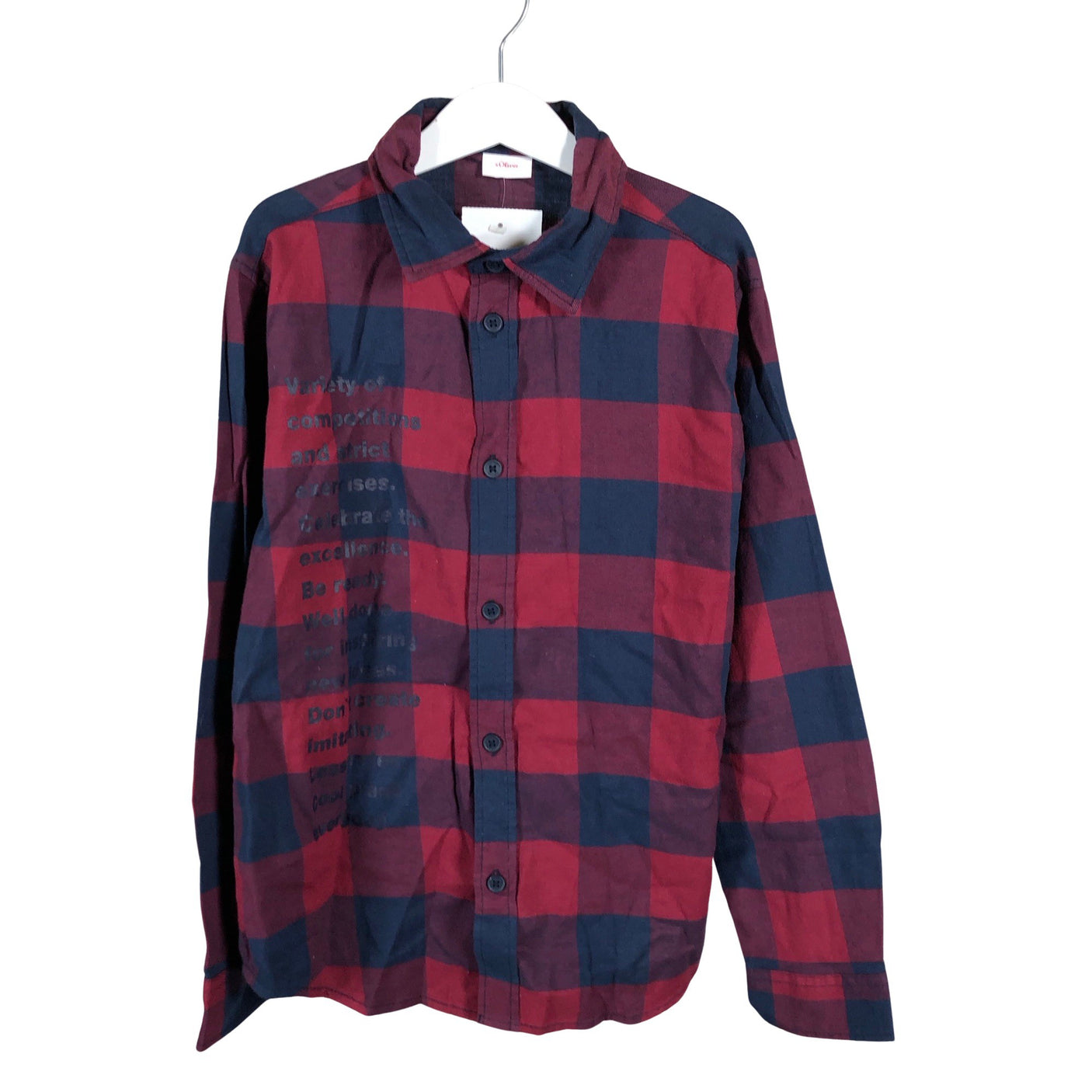 Unisex s.Oliver - Triiksärk, suurus 134 - 140 - Punane (1)