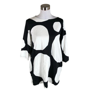 Unisex Marimekko - Trikotaažist tuunika, suurus 40 - Must (1)