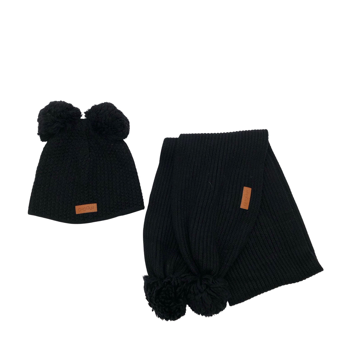 Unisex Gugguu - Talvemüts, suurus 52 - 54 cm - Must (1)