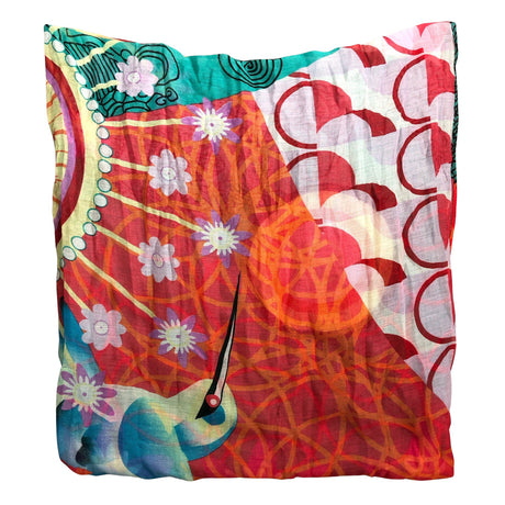 Unisex Desigual - Õhuke sall, suurus Maxi - Punane (2)