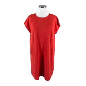 Unisex Marimekko - Trikotaažist kleit, suurus 44 - Punane (1)
