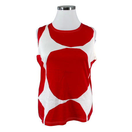Unisex Marimekko - Trikotaažist topp, suurus 42 - Punane ()