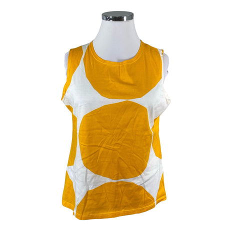 Unisex Marimekko - Trikotaažist topp, suurus 42 - Kollane ()