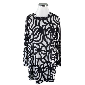 Unisex Marimekko - Trikotaažist tuunika, suurus 44 - Hall (1)