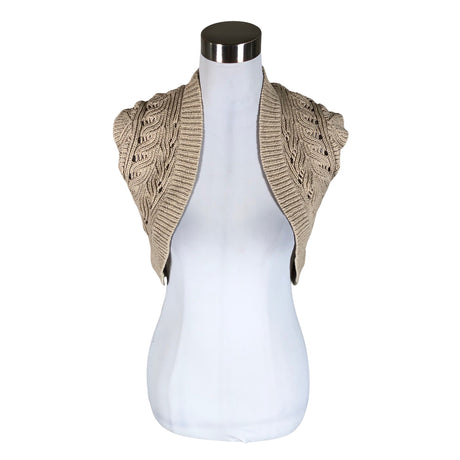 Unisex Your Face - Kootud vest, suurus 36 - Beige ()