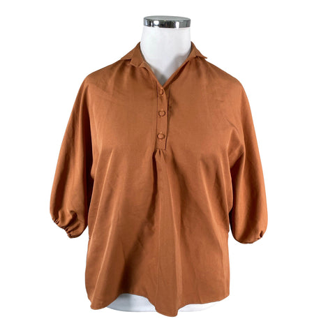 Unisex Muotihovi - Pluus, suurus 44 - Pruun ()