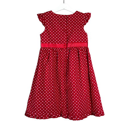 Unisex Lindex - Mitteveniv kleit, suurus 116 - 122 - Punane (2)