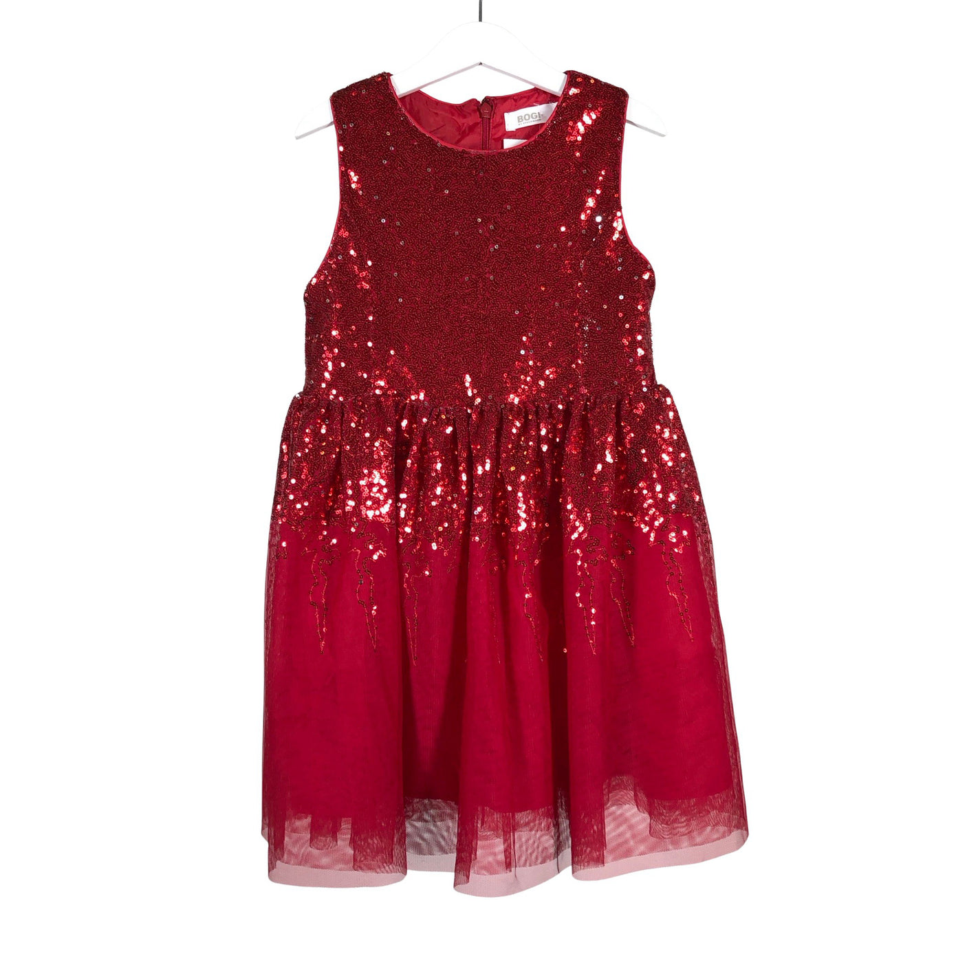 Unisex Bogi - Pidulik kleit, suurus 116 - 122 - Punane (1)